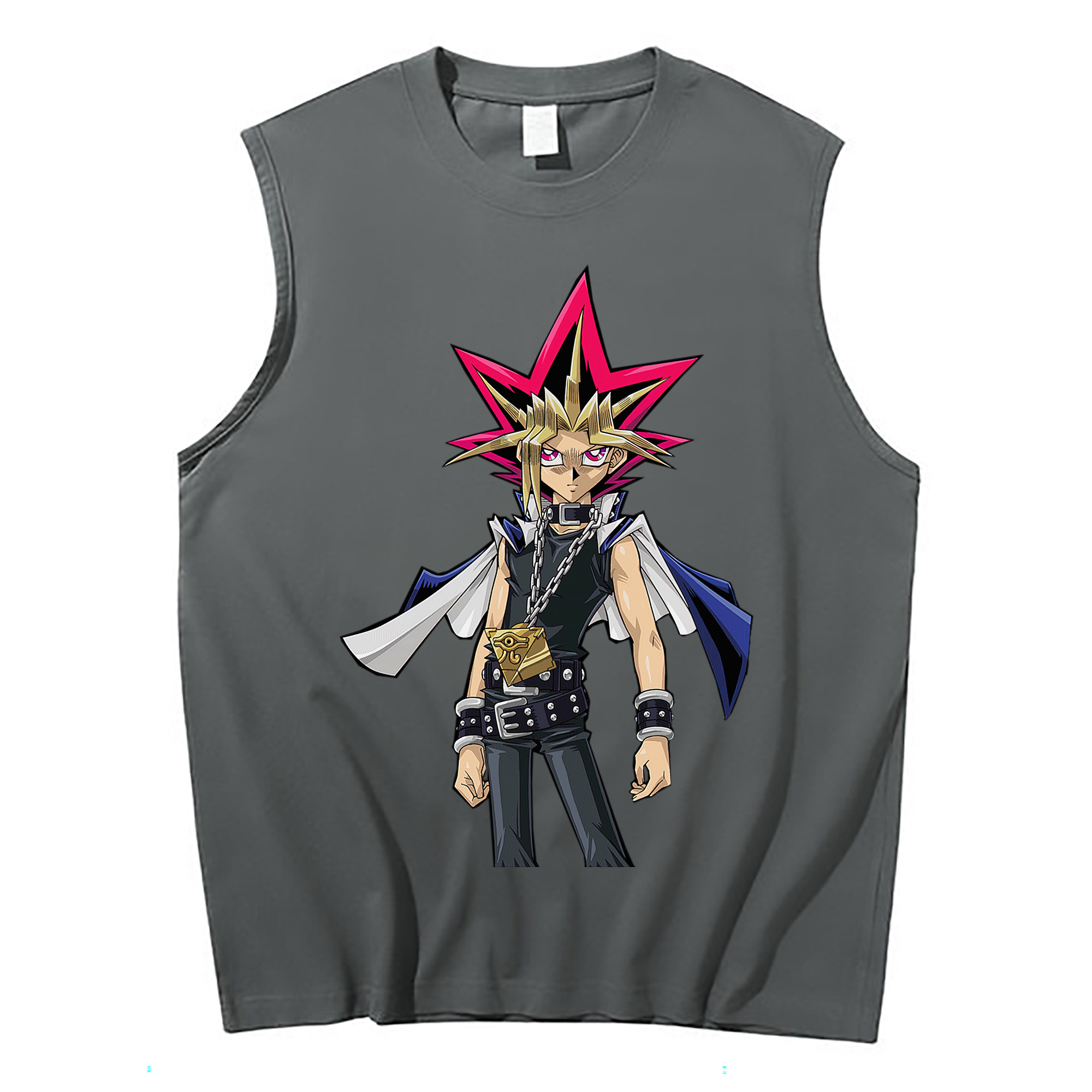 （画像用） 遊☆戯☆王 Yu-Gi-Oh! コットン100％タンクトップ（フロントプリント）